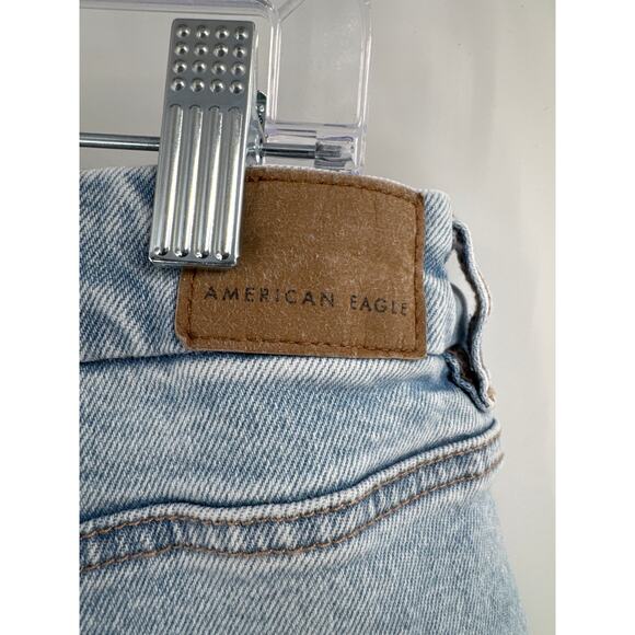 American Eagle curvy mom jeans light blue size 18 short - Picture 4 of 7